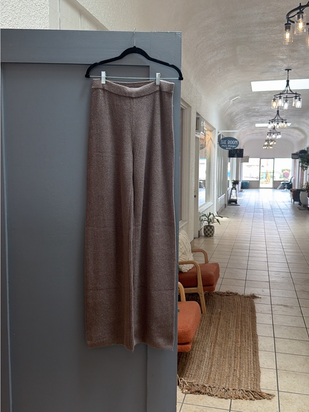 Gap ribbed pants size small tall cash-soft